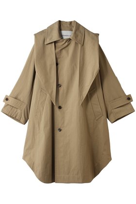 【デパリエ/DEPAREILLE】のギャバジンバルマカーンコート 人気、トレンドファッション・服の通販 founy(ファニー) ファッション Fashion レディースファッション Fashion for Women アウター Coat / Outerwear Collection コート・ロングコート・ピーコート Long Coats, Peacoats & More 2026年 2026 アシンメトリー Asymmetrical Style ストール Stole, Wrap バラクラバ Balaclava ロング Long, Long-Length 夏 Summer 春 Spring S/S・春夏 SS, Spring/Summer, Warm Season |ID:prp329100004851301