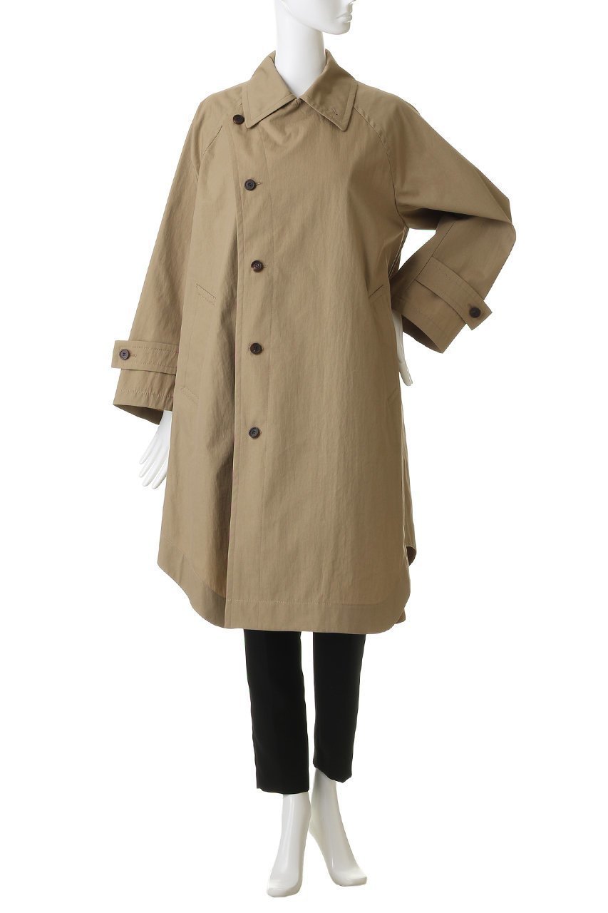 【デパリエ/DEPAREILLE】のギャバジンバルマカーンコート 人気、トレンドファッション・服の通販 founy(ファニー) 　ファッション　Fashion　レディースファッション　Fashion for Women　アウター　Coat / Outerwear Collection　コート・ロングコート・ピーコート　Long Coats, Peacoats & More　アシンメトリー　Asymmetrical Style　ストール　Stole, Wrap　バラクラバ　Balaclava　ロング　Long, Long-Length　other-8|ID: prp329100004851301 ipo3291000000036163769