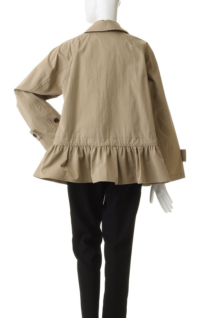 【デパリエ/DEPAREILLE】のギャバジンペプラムショートコート 人気、トレンドファッション・服の通販 founy(ファニー) 　ファッション　Fashion　レディースファッション　Fashion for Women　アウター　Coat / Outerwear Collection　コート・ロングコート・ピーコート　Long Coats, Peacoats & More　2026年　2026　アシンメトリー　Asymmetrical Style　ギャザー　Gathered, Ruffled　ショート　Short, Short Length　スタンド　Stand Collar, Upright Stand　ポケット　Pocket, Pocket Detail　夏　Summer　春　Spring　S/S・春夏　SS, Spring/Summer, Warm Season　other-4|ID: prp329100004851302 ipo3291000000035576703