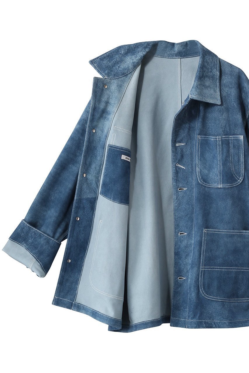 【セブン バイ セブン/SEVEN BY SEVEN / MEN】の【MEN】レザー カバーオール ジャケット 人気、トレンドファッション・服の通販 founy(ファニー) 　ファッション　Fashion　メンズファッション　Fashion for Men　ジャケット　Jacket, Outerwear　デニム　Denim, Jeans Material　ポケット　Pocket, Pocket Detail　エレガント 上品　Elegant　新作・新入荷　New Arrivals / New In　other-6|ID: prp329100004851308 ipo3291000000036163826