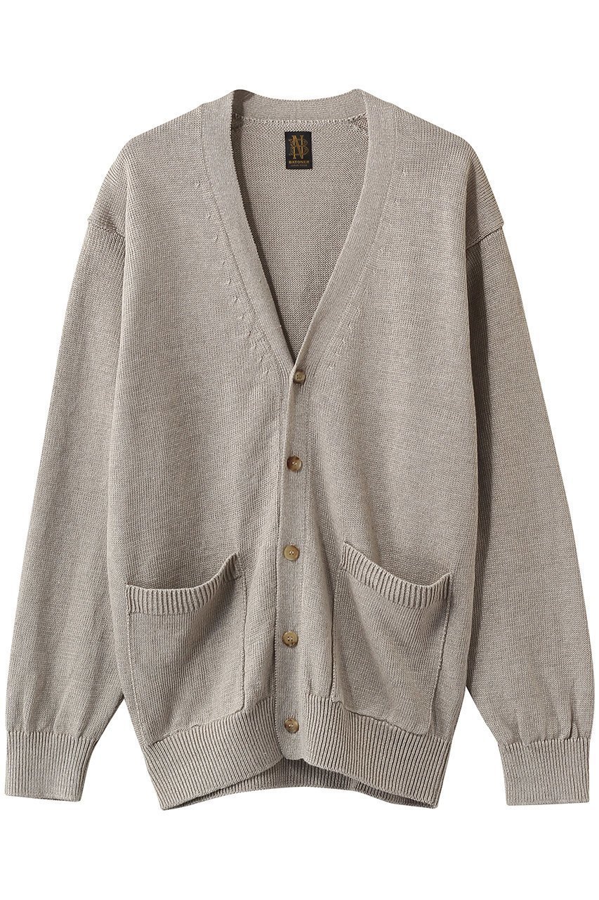 【バトナー/BATONER / MEN】の【MEN】ウォッシュドハイカウントリネン Vネック カーディガン インテリア・キッズ・メンズ・レディースファッション・服の通販 founy(ファニー) 　ファッション　Fashion　メンズファッション　Fashion for Men　カーディガン　Cardigan, Knitwear　シンプル　Simple, Minimal　フランス　France, French　リネン　Linen, Linen Fabric　新作・新入荷　New Arrivals / New In　ナチュラル|ID: prp329100004851311 ipo3291000000035809218