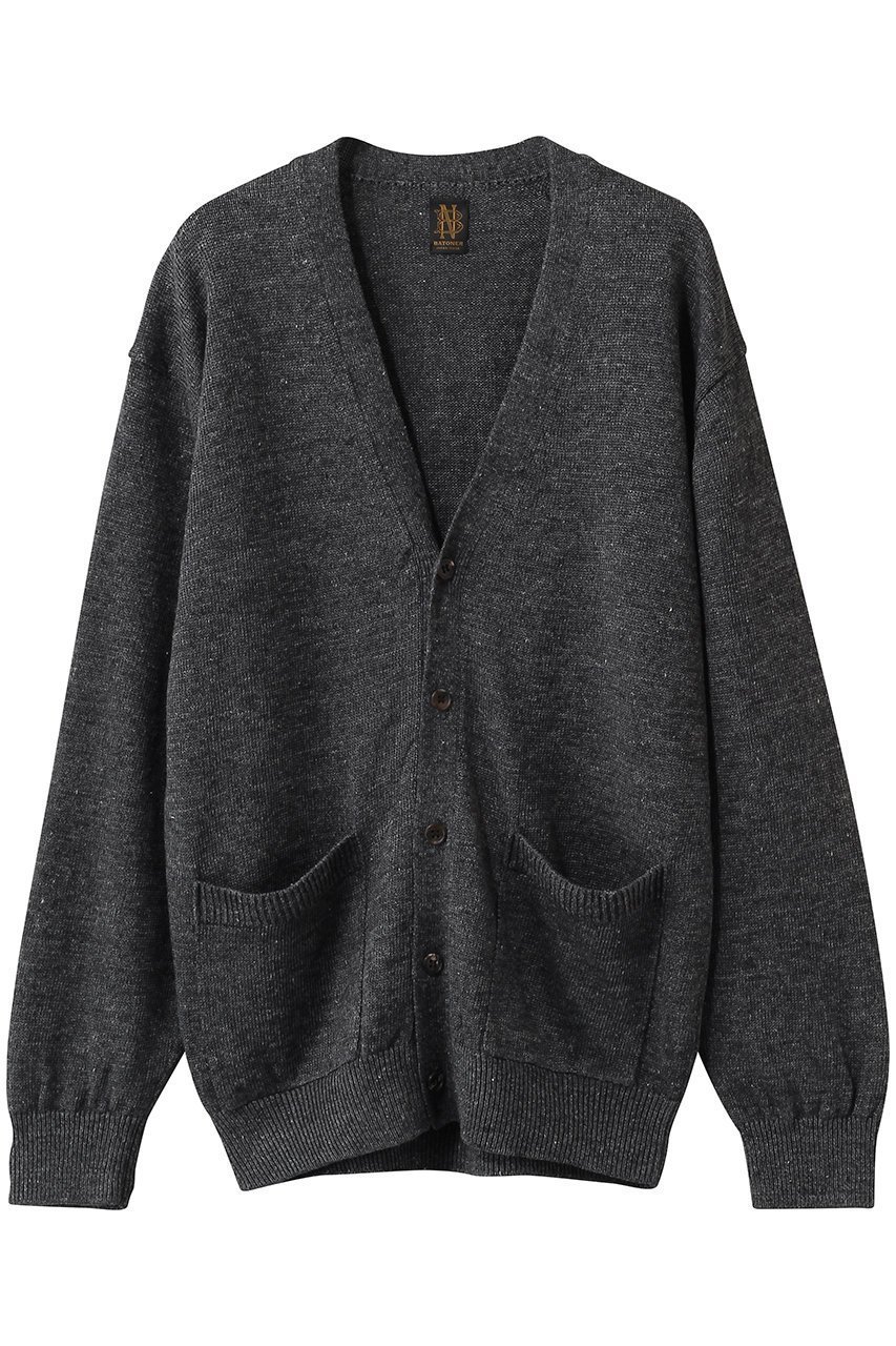 【バトナー/BATONER / MEN】の【MEN】ウォッシュドハイカウントリネン Vネック カーディガン インテリア・キッズ・メンズ・レディースファッション・服の通販 founy(ファニー) 　ファッション　Fashion　メンズファッション　Fashion for Men　カーディガン　Cardigan, Knitwear　シンプル　Simple, Minimal　フランス　France, French　リネン　Linen, Linen Fabric　新作・新入荷　New Arrivals / New In　チャコール|ID: prp329100004851311 ipo3291000000035809220