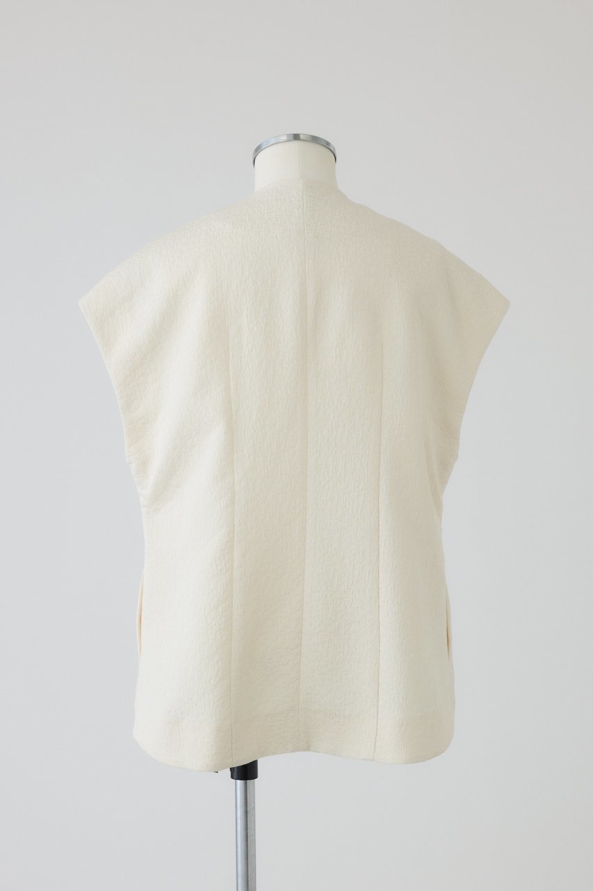 【リムアーク/RIM.ARK】のGlossy JQ shape vest/ベスト 人気、トレンドファッション・服の通販 founy(ファニー) 　ファッション　Fashion　レディースファッション　Fashion for Women　アウター　Coat / Outerwear Collection　レディースジャケット・軽アウター　Jackets　おすすめ　Recommended / Our Picks　シェイプ　Shape, Slim Fit　ジャケット　Jacket, Outerwear　セットアップ　Set-Up, Coordinated Outfit　ベスト　Vest, Waistcoat　エレガント 上品　Elegant　ビジネス 仕事 通勤　Business / Work / Commuting　other-4|ID: prp329100004851337 ipo3291000000036418627