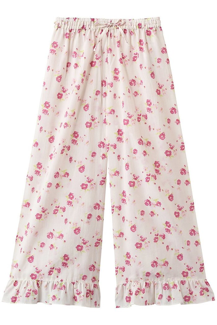 【ナナデコール/nanadecor】のフレンチローズフリルパンツ インテリア・キッズ・メンズ・レディースファッション・服の通販 founy(ファニー) https://founy.com/ ファッション Fashion レディースファッション Fashion for Women パンツ Pants & Trousers お家時間・ステイホーム Stay Home / At Home パジャマ Pajamas, Sleepwear フリル Frill, Ruffle フレンチ French, French Style リラックス Relax, Relaxed Fit ローズ Rose, Rose Motif 新作・新入荷 New Arrivals / New In |ID: prp329100004851338 ipo3291000000035584884