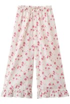 【ナナデコール/nanadecor】のフレンチローズフリルパンツ ピンク|ID: prp329100004851338 ipo3291000000035584885