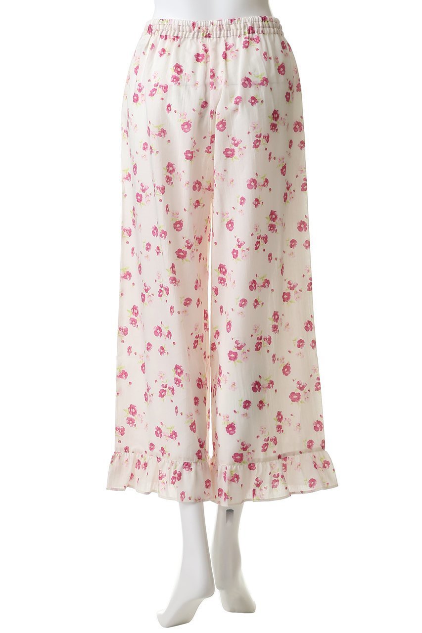 【ナナデコール/nanadecor】のフレンチローズフリルパンツ 人気、トレンドファッション・服の通販 founy(ファニー) 　ファッション　Fashion　レディースファッション　Fashion for Women　パンツ　Pants & Trousers　お家時間・ステイホーム　Stay Home / At Home　パジャマ　Pajamas, Sleepwear　フリル　Frill, Ruffle　フレンチ　French, French Style　リラックス　Relax, Relaxed Fit　ローズ　Rose, Rose Motif　新作・新入荷　New Arrivals / New In　other-4|ID: prp329100004851338 ipo3291000000035584888