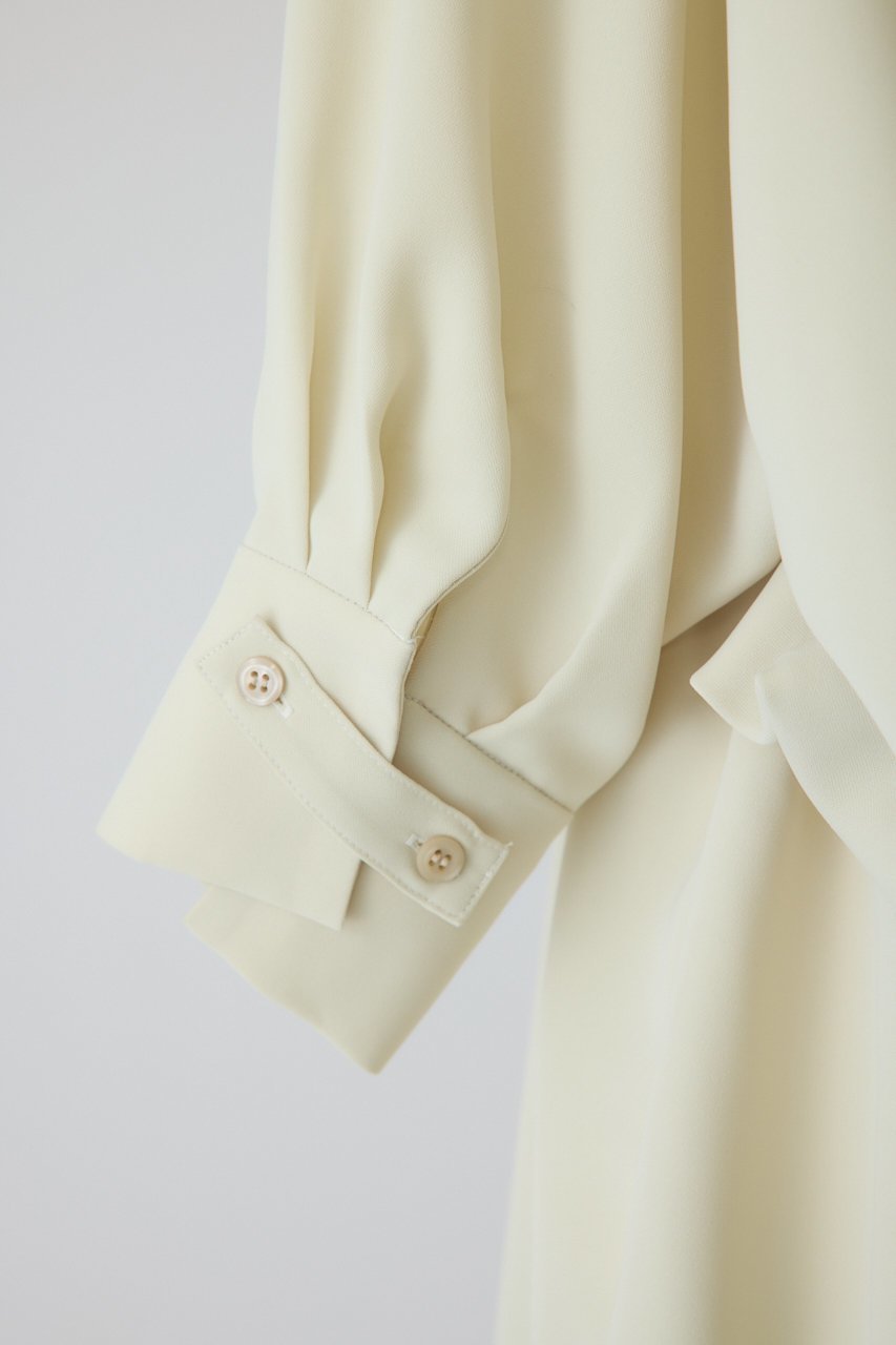 【リムアーク/RIM.ARK】のBack balloon JK like SH/シャツ 人気、トレンドファッション・服の通販 founy(ファニー) 　ファッション　Fashion　レディースファッション　Fashion for Women　トップス・カットソー　Cut & Sew Tops　シャツ・ブラウス・オフィスカジュアル　Elegant Blouses & Button-Ups　ジャケット　Jacket, Outerwear　スリーブ　Sleeve, Long Sleeve / Short Sleeve　バルーン　Balloon, Balloon Silhouette　ロング　Long, Long-Length　エレガント 上品　Elegant　other-6|ID: prp329100004851342 ipo3291000000036070275