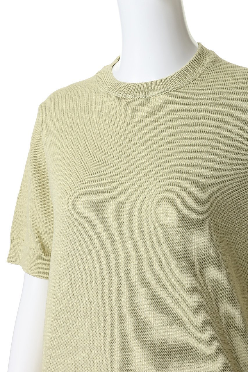 【エブール/ebure】の【2/13 0:00販売開始】ソフトコットンコード ハーフスリーブニットプルオーバー 人気、トレンドファッション・服の通販 founy(ファニー) 　ファッション　Fashion　レディースファッション　Fashion for Women　トップス・カットソー　Cut & Sew Tops　ニット　Knit Tops & Sweaters　カジュアルプルオーバー・ニットトップス　Pullovers & Knit Tops / Casual Pullovers　2026年　2026　ギャザー　Gathered, Ruffled　コンパクト　Compact, Small Size　トレンド　Trend, Trending Now　ドローストリング　Drawstring, Pull Cord　バランス　Balance, Style Balance　ボトム　Bottoms, Lower Wear　半袖　Short Sleeve, Half Sleeve　吸水　Absorbent, Quick-Dry　夏　Summer　春　Spring　S/S・春夏　SS, Spring/Summer, Warm Season　other-5|ID: prp329100004851833 ipo3291000000035609394