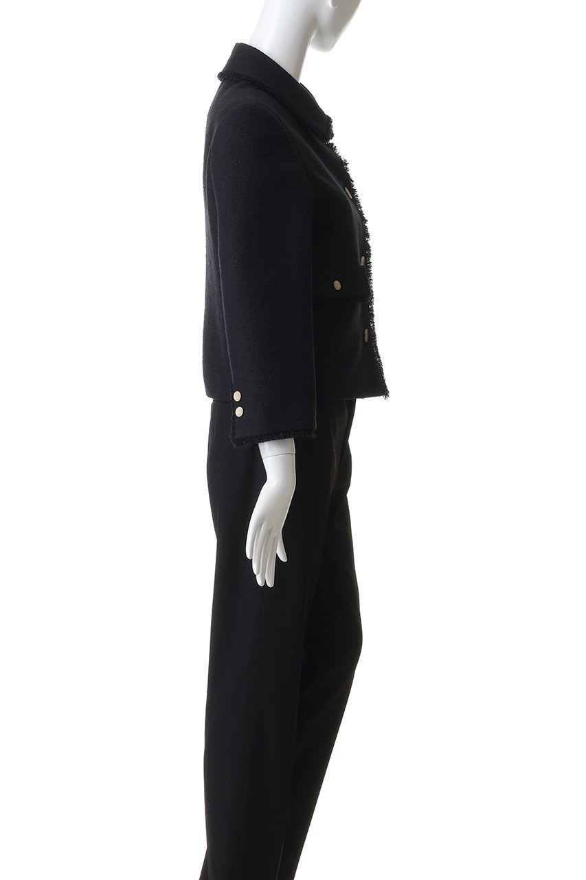 【エブール/ebure】の【2/13 0:00販売開始】ブークレツイード コンパクトジャケット 人気、トレンドファッション・服の通販 founy(ファニー) 　ファッション　Fashion　レディースファッション　Fashion for Women　アウター　Coat / Outerwear Collection　レディースジャケット・軽アウター　Jackets　2026年　2026　おすすめ　Recommended / Our Picks　コンパクト　Compact, Small Size　ショート　Short, Short Length　ジャカード／ジャガード　Jacquard, Woven Pattern　ジャケット　Jacket, Outerwear　セットアップ　Set-Up, Coordinated Outfit　ツイード　Twill, Twill Weave　デニム　Denim, Jeans Material　バランス　Balance, Style Balance　夏　Summer　春　Spring　S/S・春夏　SS, Spring/Summer, Warm Season　other-3|ID: prp329100004851838 ipo3291000000035609430