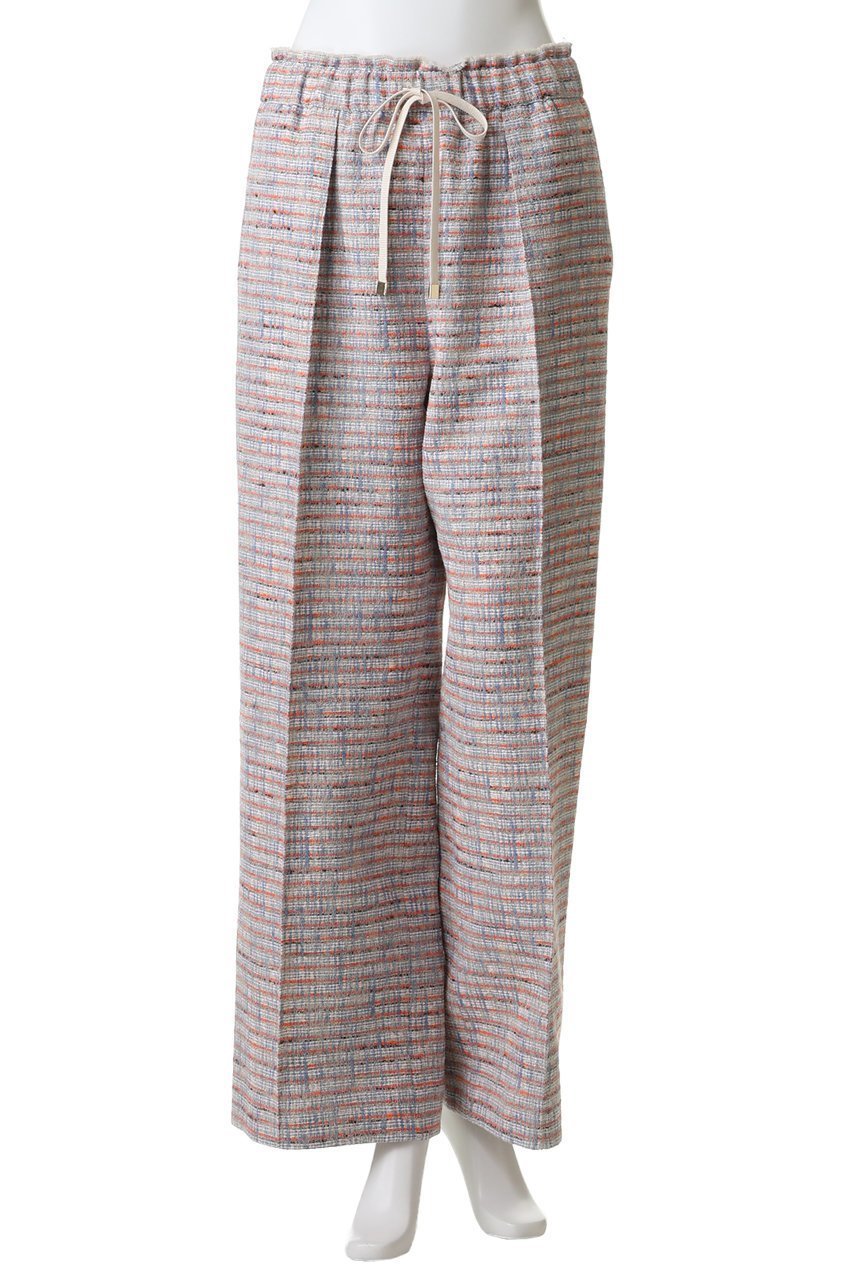 【エブール/ebure】のブルーネオンツイード イージーワイドパンツ 人気、トレンドファッション・服の通販 founy(ファニー) ファッション Fashion レディースファッション Fashion for Women パンツ Pants & Trousers 2026年 2026 オレンジ Orange ギャザー Gathered, Ruffled スピンドル Spindle, Drawcord ツイード Twill, Twill Weave トレンド Trend, Trending Now ネオン Neon, Neon Color パターン Pattern, Design Print フリンジ Fringe, Tassel ワイド Wide, Wide Fit 夏 Summer 春 Spring S/S・春夏 SS, Spring/Summer, Warm Season other-2|ID: prp329100004851839 ipo3291000000036092737