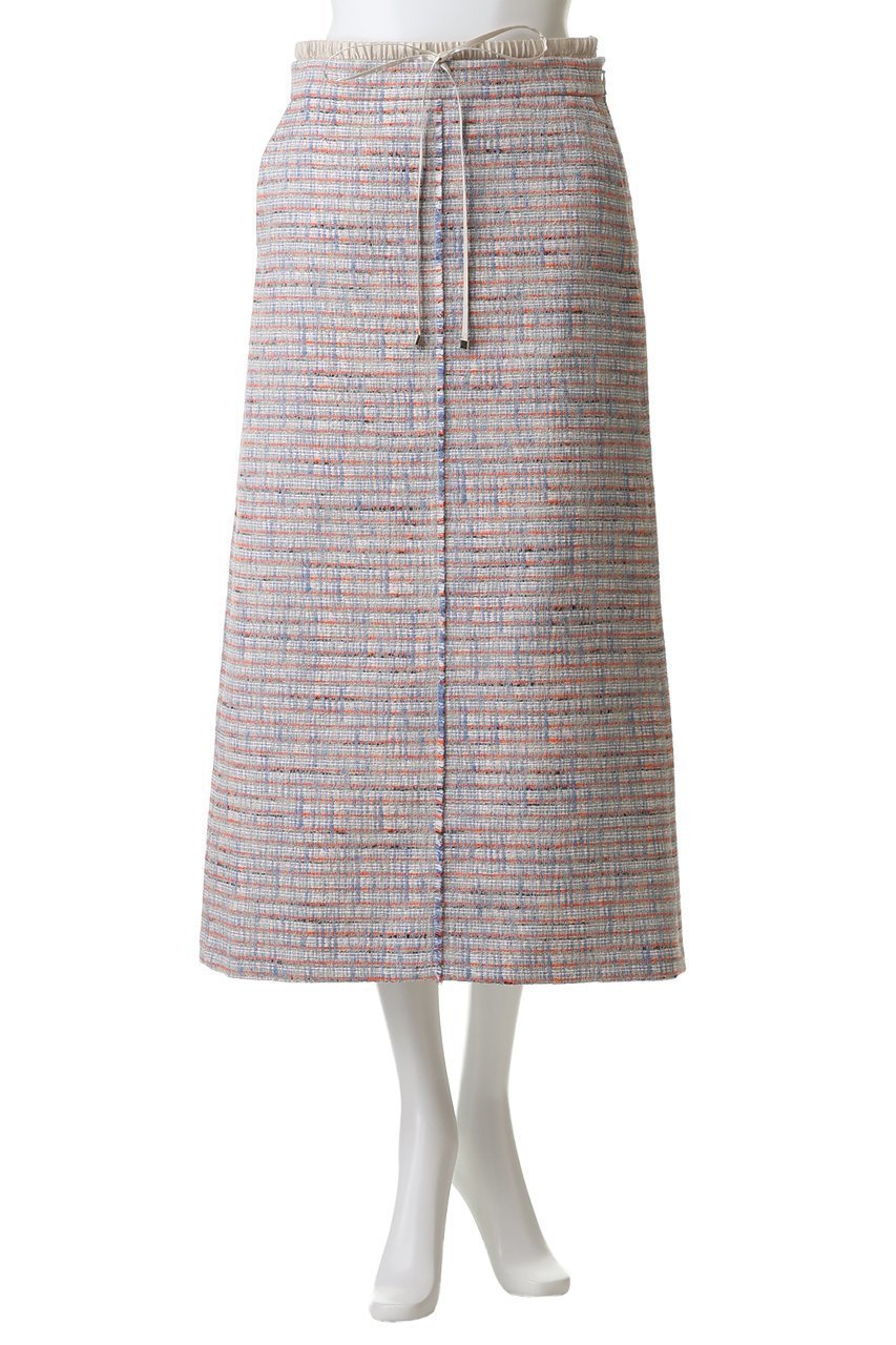 【エブール/ebure】のブルーネオンツイード タイトスカート 人気、トレンドファッション・服の通販 founy(ファニー) 　ファッション　Fashion　レディースファッション　Fashion for Women　スカート　Skirts　2026年　2026　おすすめ　Recommended / Our Picks　インナー　Innerwear　オレンジ　Orange　タイトスカート　Pencil Skirt, Tight Skirt　ツイード　Twill, Twill Weave　ネオン　Neon, Neon Color　フリンジ　Fringe, Tassel　夏　Summer　春　Spring　S/S・春夏　SS, Spring/Summer, Warm Season　other-2|ID: prp329100004851840 ipo3291000000035609445