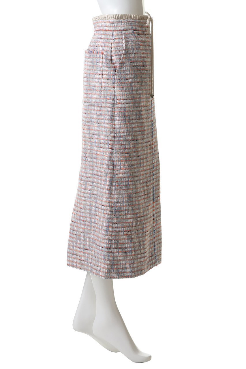 【エブール/ebure】のブルーネオンツイード タイトスカート 人気、トレンドファッション・服の通販 founy(ファニー) 　ファッション　Fashion　レディースファッション　Fashion for Women　スカート　Skirts　2026年　2026　おすすめ　Recommended / Our Picks　インナー　Innerwear　オレンジ　Orange　タイトスカート　Pencil Skirt, Tight Skirt　ツイード　Twill, Twill Weave　ネオン　Neon, Neon Color　フリンジ　Fringe, Tassel　夏　Summer　春　Spring　S/S・春夏　SS, Spring/Summer, Warm Season　other-3|ID: prp329100004851840 ipo3291000000035609446