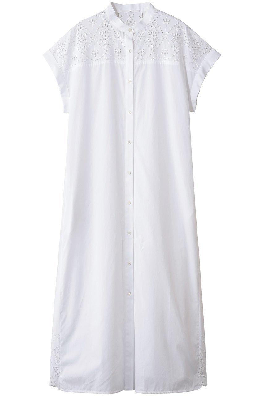 【ティッカ/TICCA】のレースフレンチワンピース インテリア・キッズ・メンズ・レディースファッション・服の通販 founy(ファニー) 　ファッション　Fashion　レディースファッション　Fashion for Women　ワンピース　Dresses　チュニック　Tunic Tops & Dresses　2026年　2026　アクセサリー　Fashion Accessories　チュニック　Tunic, Long Top　モダン　Modern, Contemporary　レース　Lace, Lace Fabric　ロング　Long, Long-Length　エレガント 上品　Elegant　夏　Summer　春　Spring　S/S・春夏　SS, Spring/Summer, Warm Season　ホワイト|ID: prp329100004851847 ipo3291000000035609535