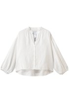 【ティッカ/TICCA】のリネンギャザーブラウスジャケット ホワイト|ID: prp329100004851860 ipo3291000000036189179