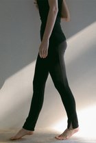 【エトレトウキョウ/ETRE TOKYO】のサイドスリットパイルレギンス ブラック|ID: prp329100004851867 ipo3291000000035609728