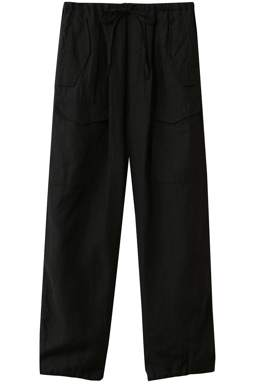 【ティッカ/TICCA】のリネンカーゴパンツ インテリア・キッズ・メンズ・レディースファッション・服の通販 founy(ファニー) 　ファッション　Fashion　レディースファッション　Fashion for Women　パンツ　Pants & Trousers　カーゴパンツ　Cargo Pants, Utility Pants　リネン　Linen, Linen Fabric　ワイド　Wide, Wide Fit　ブラック|ID: prp329100004851875 ipo3291000000036189236