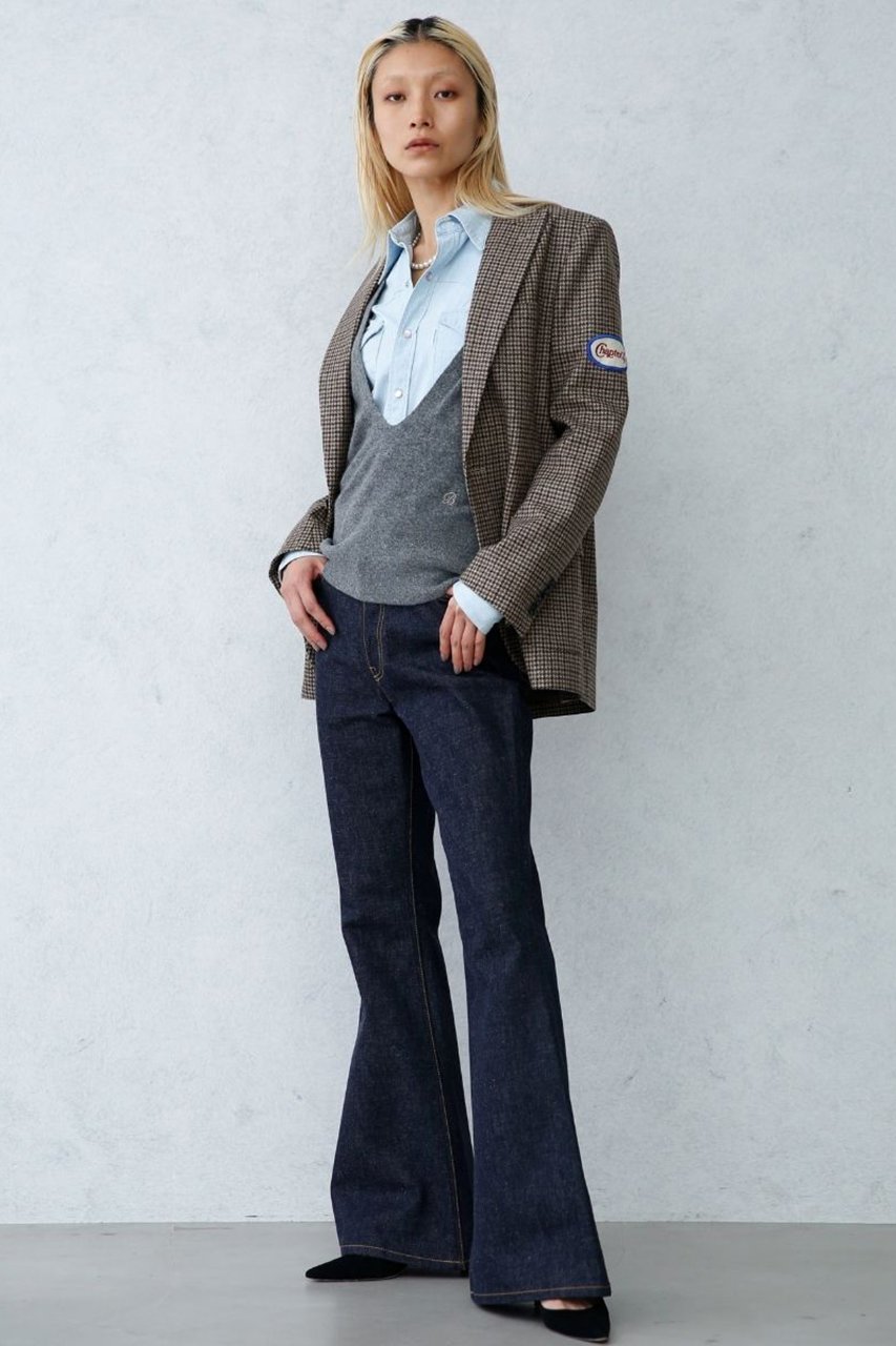 【マディソンブルー/MADISONBLUE】のFLARE PT DENIM フレアデニムパンツ 人気、トレンドファッション・服の通販 founy(ファニー) 　ファッション　Fashion　レディースファッション　Fashion for Women　パンツ　Pants & Trousers　デニムパンツ・ジーンズ・美脚デニム　Denim Jeans & Pants　2026年　2026　デニム　Denim, Jeans Material　フレア　Flare, Flared　ボトム　Bottoms, Lower Wear　エレガント 上品　Elegant　夏　Summer　春　Spring　S/S・春夏　SS, Spring/Summer, Warm Season　other-7|ID: prp329100004851877 ipo3291000000036189286