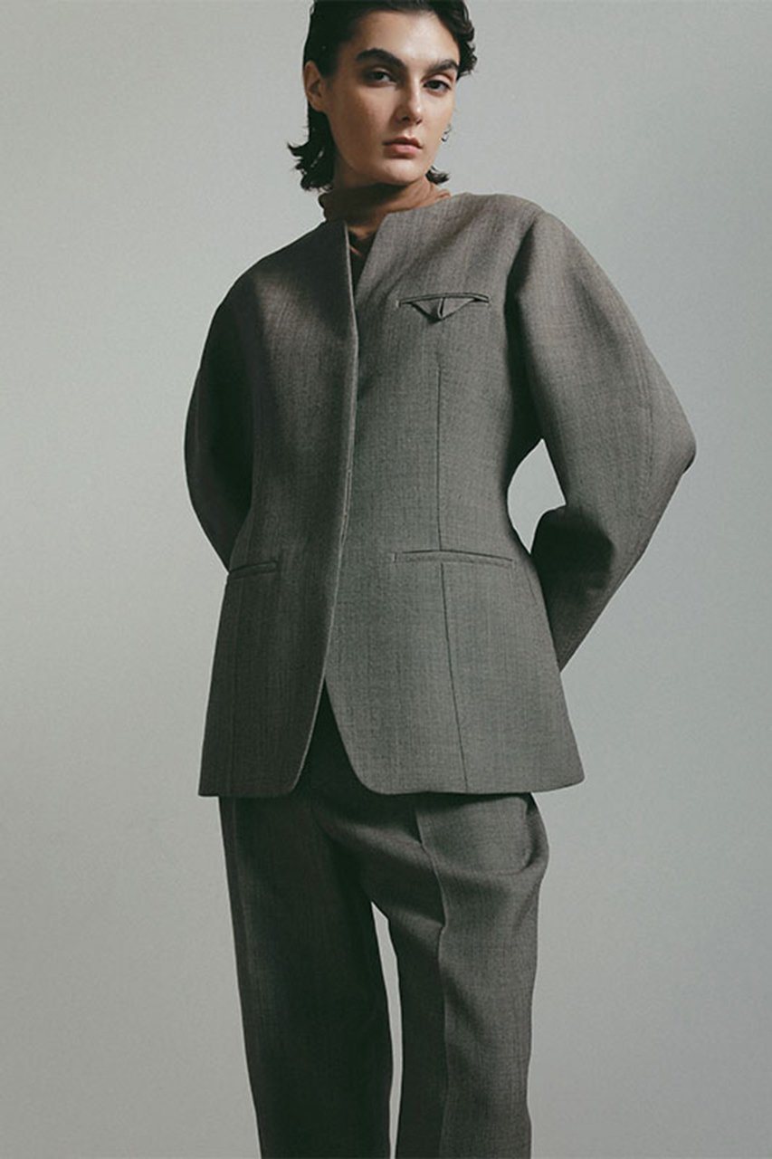 【エトレトウキョウ/ETRE TOKYO】の【SANTE】コンストラクティブジャケット 人気、トレンドファッション・服の通販 founy(ファニー) 　ファッション　Fashion　レディースファッション　Fashion for Women　アウター　Coat / Outerwear Collection　レディースジャケット・軽アウター　Jackets　2026年　2026　なめらか　Smooth, Silky Texture　カットソー　Cut and Sewn Top　キュプラ　Cupro, Eco Fabric　ジャケット　Jacket, Outerwear　スリーブ　Sleeve, Long Sleeve / Short Sleeve　セットアップ　Set-Up, Coordinated Outfit　セレモニー　Ceremony　タートルネック　Turtleneck, High Neck　フォルム　Silhouette, Form　夏　Summer　春　Spring　S/S・春夏　SS, Spring/Summer, Warm Season　 other-1|ID: prp329100004851882 ipo3291000000035609874