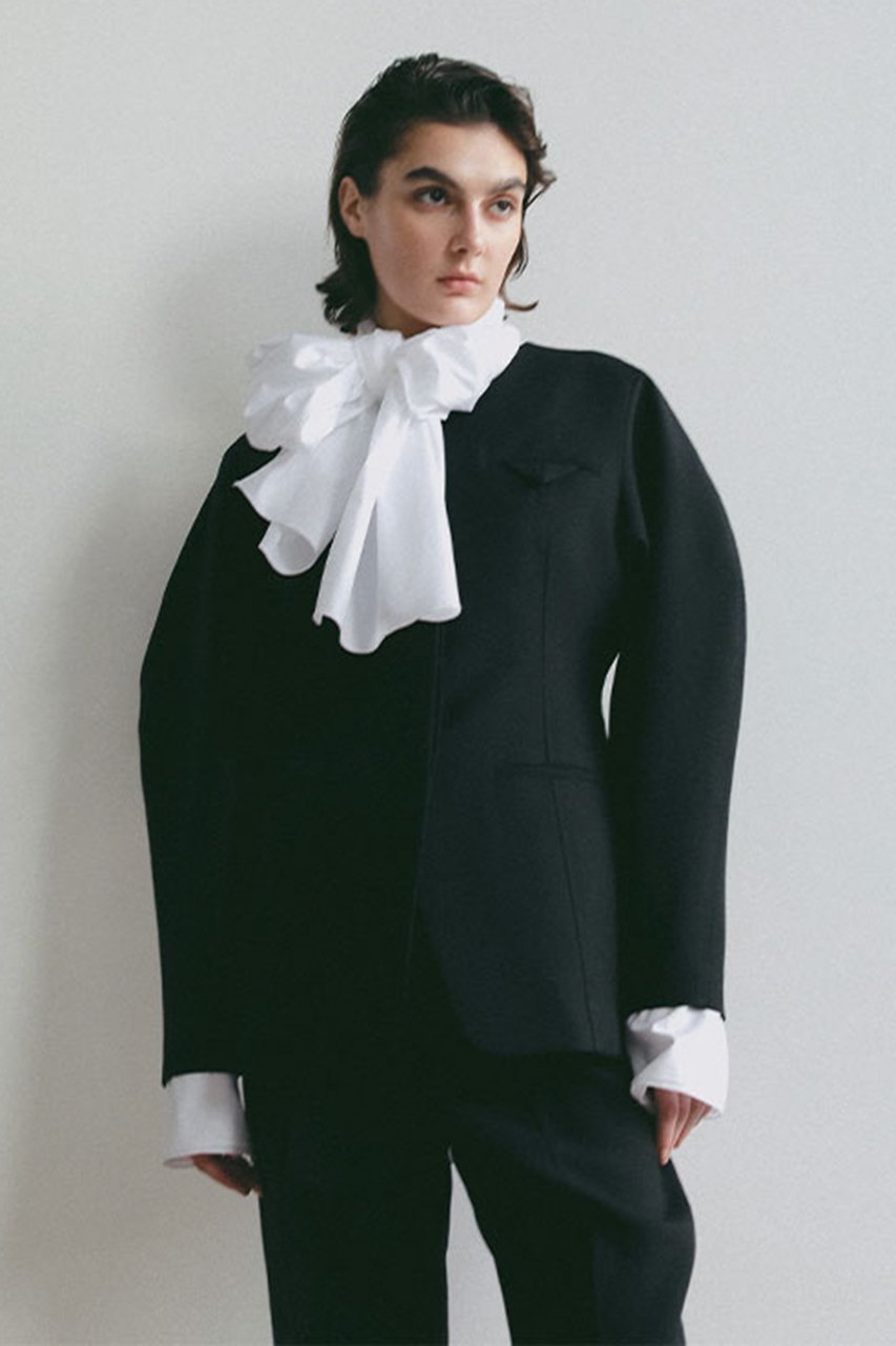 【エトレトウキョウ/ETRE TOKYO】の【SANTE】コンストラクティブジャケット 人気、トレンドファッション・服の通販 founy(ファニー) 　ファッション　Fashion　レディースファッション　Fashion for Women　アウター　Coat / Outerwear Collection　レディースジャケット・軽アウター　Jackets　2026年　2026　なめらか　Smooth, Silky Texture　カットソー　Cut and Sewn Top　キュプラ　Cupro, Eco Fabric　ジャケット　Jacket, Outerwear　スリーブ　Sleeve, Long Sleeve / Short Sleeve　セットアップ　Set-Up, Coordinated Outfit　セレモニー　Ceremony　タートルネック　Turtleneck, High Neck　フォルム　Silhouette, Form　夏　Summer　春　Spring　S/S・春夏　SS, Spring/Summer, Warm Season　other-2|ID: prp329100004851882 ipo3291000000035609877