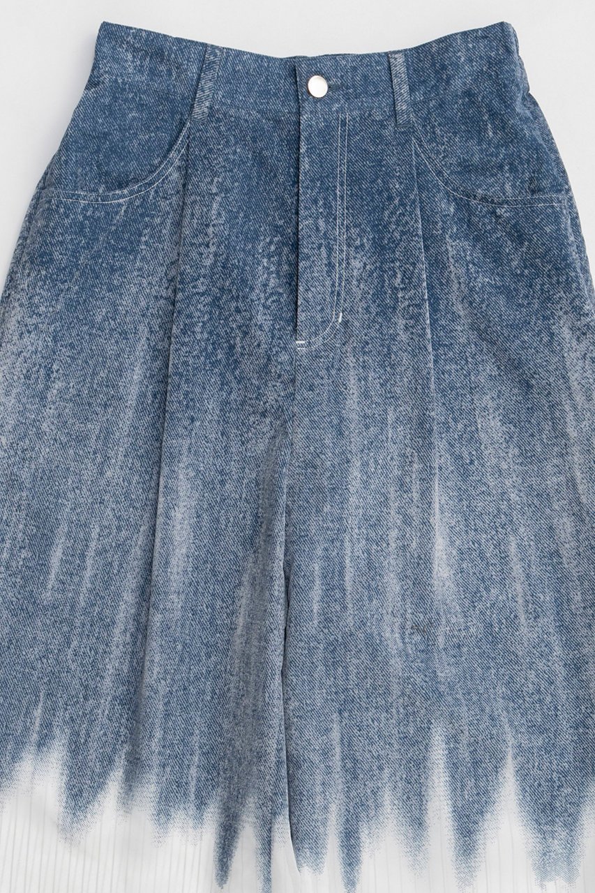 【メゾンスペシャル/MAISON SPECIAL】のFlocky Denim Pants/フロッキーデニムパンツ 人気、トレンドファッション・服の通販 founy(ファニー) 　ファッション　Fashion　レディースファッション　Fashion for Women　パンツ　Pants & Trousers　デニムパンツ・ジーンズ・美脚デニム　Denim Jeans & Pants　2026年　2026　ストライプ　Stripe, Striped Pattern　セットアップ　Set-Up, Coordinated Outfit　デニム　Denim, Jeans Material　夏　Summer　春　Spring　S/S・春夏　SS, Spring/Summer, Warm Season　other-2|ID: prp329100004851883 ipo3291000000035609886