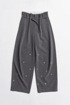 【メゾンスペシャル/MAISON SPECIAL】のEyelet Tuck Pants/アイレットタックパンツ GRY(グレー)|ID: prp329100004851886 ipo3291000000035609915