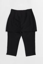 【メゾンスペシャル/MAISON SPECIAL】のMini Skirt Layer Capri Pants/ミニスカートレイヤーカプリパンツ BLK(ブラック)|ID: prp329100004851890 ipo3291000000035609953