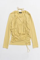 【メゾンスペシャル/MAISON SPECIAL】のHalter Neck Layered Tops/ホルターネックレイヤードトップス YEL(イエロー)|ID: prp329100004851891 ipo3291000000035609966