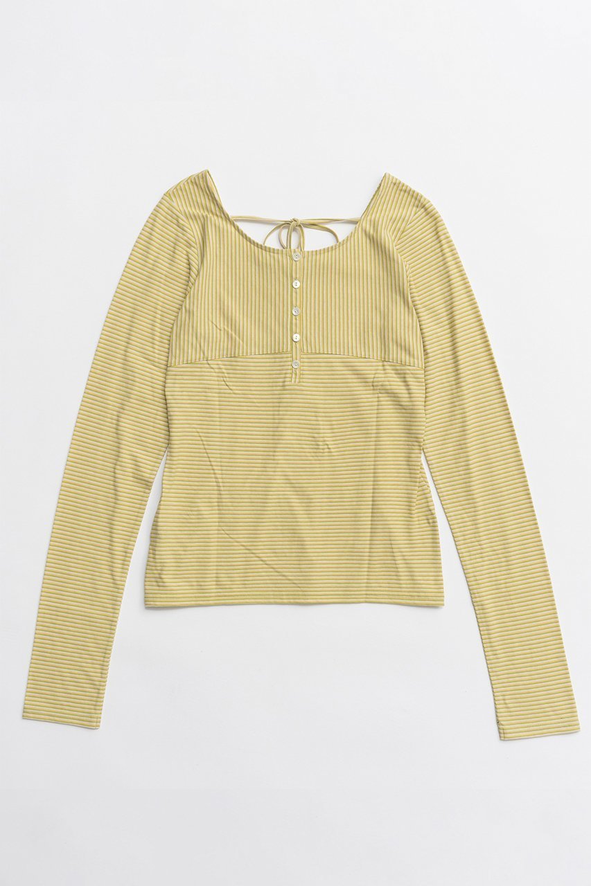 【メゾンスペシャル/MAISON SPECIAL】の2WAY Tops/2WAYトップス インテリア・キッズ・メンズ・レディースファッション・服の通販 founy(ファニー) 　ファッション　Fashion　レディースファッション　Fashion for Women　トップス・カットソー　Cut & Sew Tops　シャツ・ブラウス・オフィスカジュアル　Elegant Blouses & Button-Ups　ロングTシャツ・Tシャツ　Longline T-Shirts & Tees　カットソー・ベーシックTシャツ　Cut-and-Sewn Tops / Stretch Tees & Basics　2026年　2026　スリーブ　Sleeve, Long Sleeve / Short Sleeve　ロング　Long, Long-Length　夏　Summer　春　Spring　S/S・春夏　SS, Spring/Summer, Warm Season　YEL(イエロー)|ID: prp329100004851892 ipo3291000000035609976