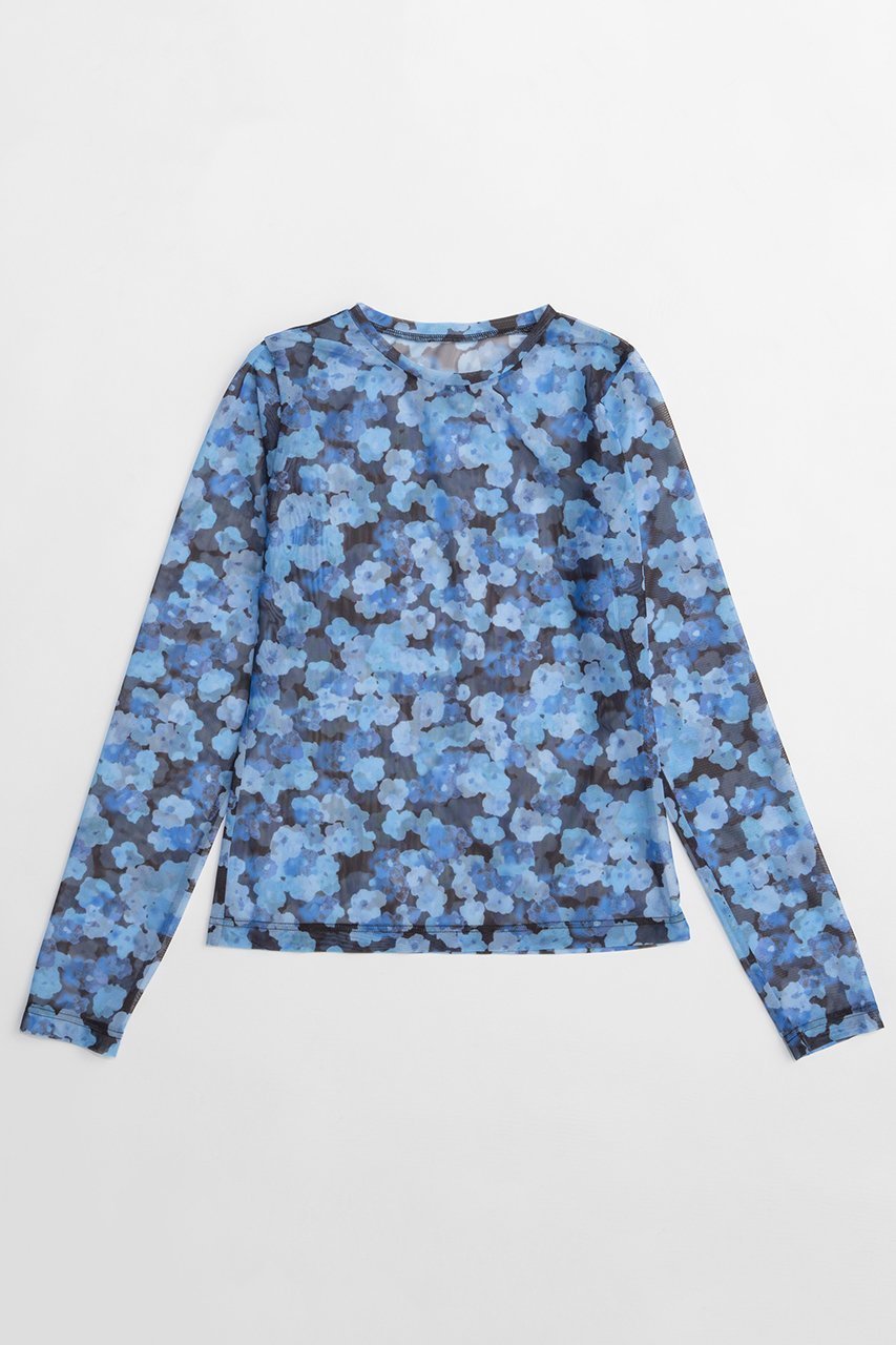 【メゾンスペシャル/MAISON SPECIAL】のFlower Print Tops/ブラーフラワープリントトップス 人気、トレンドファッション・服の通販 founy(ファニー) 　ファッション　Fashion　レディースファッション　Fashion for Women　トップス・カットソー　Cut & Sew Tops　シャツ・ブラウス・オフィスカジュアル　Elegant Blouses & Button-Ups　ロングTシャツ・Tシャツ　Longline T-Shirts & Tees　カットソー・ベーシックTシャツ　Cut-and-Sewn Tops / Stretch Tees & Basics　花柄・フラワープリント・モチーフ　Floral Prints & Motifs / Flower Pattern Tops　2026年　2026　スリーブ　Sleeve, Long Sleeve / Short Sleeve　ロング　Long, Long-Length　夏　Summer　春　Spring　S/S・春夏　SS, Spring/Summer, Warm Season　 other-1|ID: prp329100004851894 ipo3291000000035609992