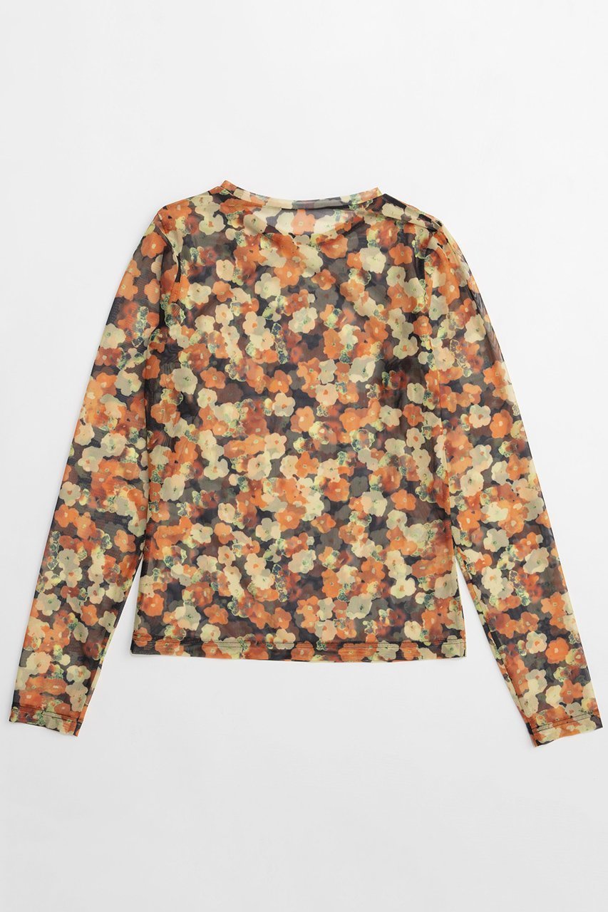 【メゾンスペシャル/MAISON SPECIAL】のFlower Print Tops/ブラーフラワープリントトップス 人気、トレンドファッション・服の通販 founy(ファニー) 　ファッション　Fashion　レディースファッション　Fashion for Women　トップス・カットソー　Cut & Sew Tops　シャツ・ブラウス・オフィスカジュアル　Elegant Blouses & Button-Ups　ロングTシャツ・Tシャツ　Longline T-Shirts & Tees　カットソー・ベーシックTシャツ　Cut-and-Sewn Tops / Stretch Tees & Basics　花柄・フラワープリント・モチーフ　Floral Prints & Motifs / Flower Pattern Tops　2026年　2026　スリーブ　Sleeve, Long Sleeve / Short Sleeve　ロング　Long, Long-Length　夏　Summer　春　Spring　S/S・春夏　SS, Spring/Summer, Warm Season　other-3|ID: prp329100004851894 ipo3291000000035609996