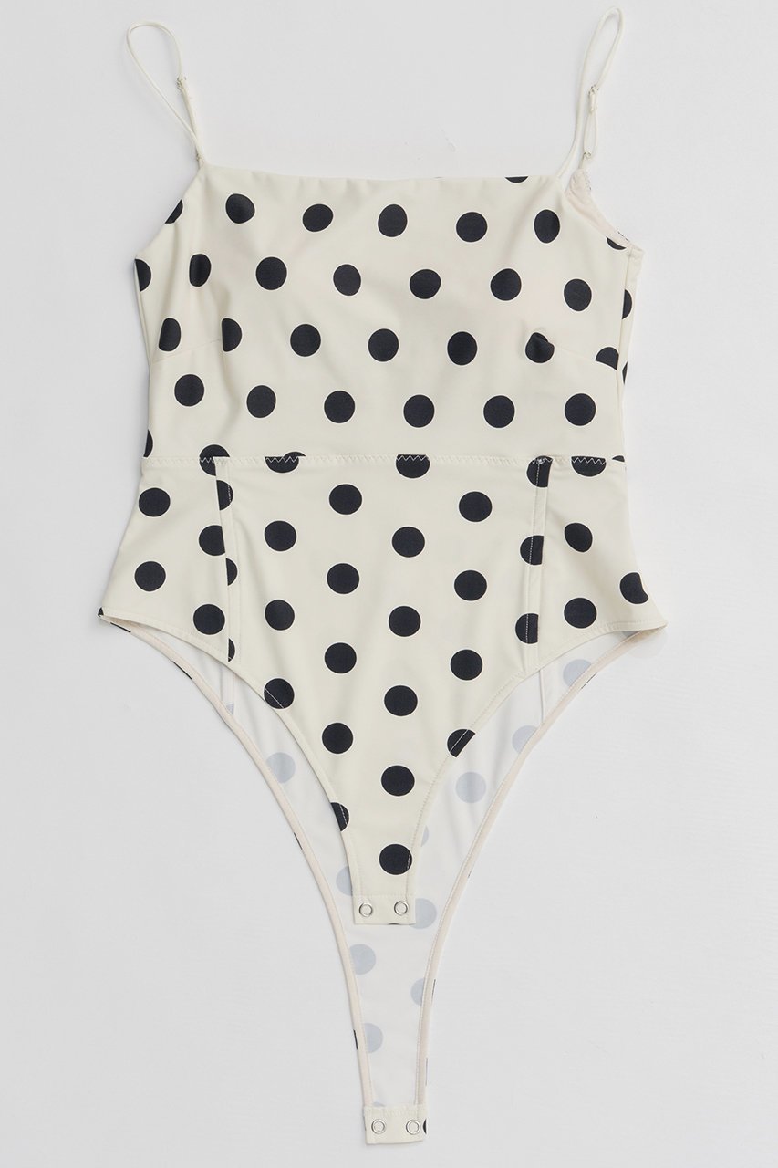 【メゾンスペシャル/MAISON SPECIAL】のCup-in Dot Bodysuit/カップインドットボディースーツ インテリア・キッズ・メンズ・レディースファッション・服の通販 founy(ファニー) 　ファッション　Fashion　レディースファッション　Fashion for Women　トップス・カットソー　Cut & Sew Tops　シャツ・ブラウス・オフィスカジュアル　Elegant Blouses & Button-Ups　ロングTシャツ・Tシャツ　Longline T-Shirts & Tees　カットソー・ベーシックTシャツ　Cut-and-Sewn Tops / Stretch Tees & Basics　2026年　2026　スリーブ　Sleeve, Long Sleeve / Short Sleeve　ロング　Long, Long-Length　夏　Summer　春　Spring　S/S・春夏　SS, Spring/Summer, Warm Season　WHT(ホワイト)|ID: prp329100004851895 ipo3291000000035610005
