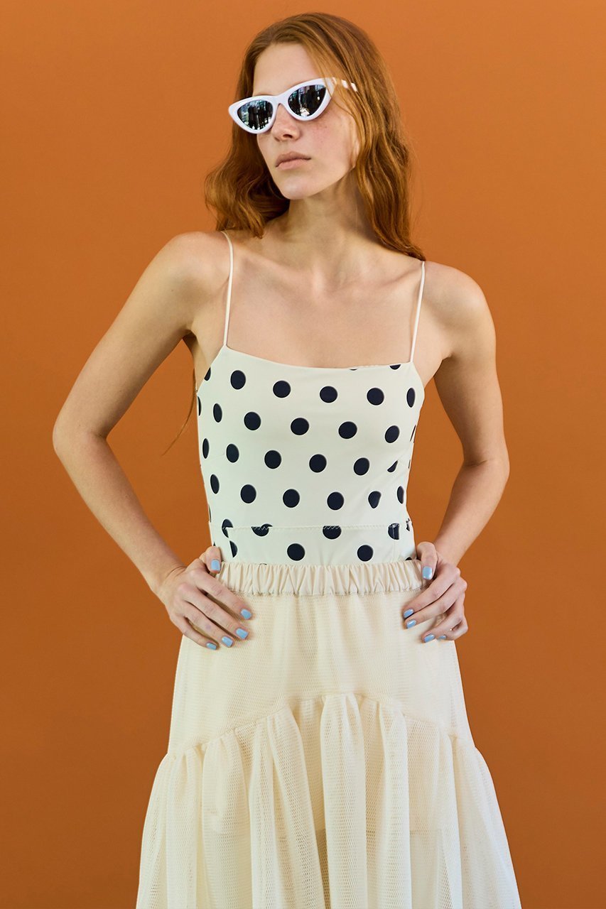 【メゾンスペシャル/MAISON SPECIAL】のCup-in Dot Bodysuit/カップインドットボディースーツ 人気、トレンドファッション・服の通販 founy(ファニー) 　ファッション　Fashion　レディースファッション　Fashion for Women　トップス・カットソー　Cut & Sew Tops　シャツ・ブラウス・オフィスカジュアル　Elegant Blouses & Button-Ups　ロングTシャツ・Tシャツ　Longline T-Shirts & Tees　カットソー・ベーシックTシャツ　Cut-and-Sewn Tops / Stretch Tees & Basics　スリーブ　Sleeve, Long Sleeve / Short Sleeve　ロング　Long, Long-Length　other-3|ID: prp329100004851895 ipo3291000000036189356