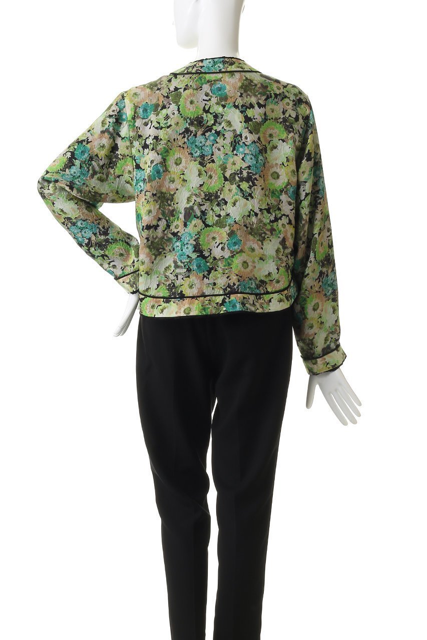 【ルール ロジェット/leur logette】のリバーシブルフラワープリントキュプラジャケット 人気、トレンドファッション・服の通販 founy(ファニー) 　ファッション　Fashion　レディースファッション　Fashion for Women　アウター　Coat / Outerwear Collection　レディースジャケット・軽アウター　Jackets　2026年　2026　ギャザー　Gathered, Ruffled　ジャケット　Jacket, Outerwear　トリミング　Trimming, Decorative Edge　フラワー　Flower, Floral　プリント　Print, Printed Pattern　リバーシブル　Reversible, Two-Sided　夏　Summer　春　Spring　S/S・春夏　SS, Spring/Summer, Warm Season　無地　Plain, Solid Color　other-4|ID: prp329100004851907 ipo3291000000035610111