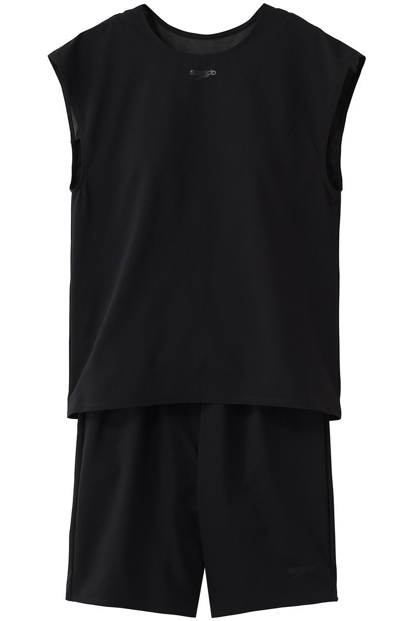 【スピード/Speedo】のエアパM インテリア・キッズ・メンズ・レディースファッション・服の通販 founy(ファニー) 　ファッション　Fashion　レディースファッション　Fashion for Women　水着　Swimwear　レディース水着・ビーチウェア　Swimwear & Beachwear　インナー　Innerwear　エアリー　Airy Texture　春　Spring　軽量　Lightweight, Ultra Light　ストレッチ　Stretch, Stretchy Fabric　スポーツ　Sports, Activewear　スリーブ　Sleeve, Long Sleeve / Short Sleeve　セパレート　Separate, Two-Piece　フィット　Fit, Slim Fit　フレンチ　French, French Style　メッシュ　Mesh, Net Fabric　水着　Swimsuit, Swimwear　S/S・春夏　SS, Spring/Summer, Warm Season　おすすめ　Recommended / Our Picks　夏　Summer　2026年　2026　ブラック|ID: prp329100004851908 ipo3291000000035610118