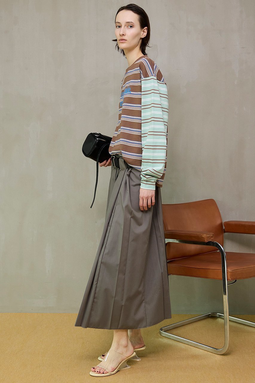 【メゾンスペシャル/MAISON SPECIAL】のBelted Pleated Skirt/ベルテッドプリーツスカート 人気、トレンドファッション・服の通販 founy(ファニー) 　ファッション　Fashion　レディースファッション　Fashion for Women　スカート　Skirts　プリーツスカート / 上品フェミニンスタイル　Pleated Skirts　ロングスカート　Long Skirts / Maxi & Midi Skirts　2026年　2026　ロング　Long, Long-Length　夏　Summer　春　Spring　S/S・春夏　SS, Spring/Summer, Warm Season　other-3|ID: prp329100004851909 ipo3291000000035610130