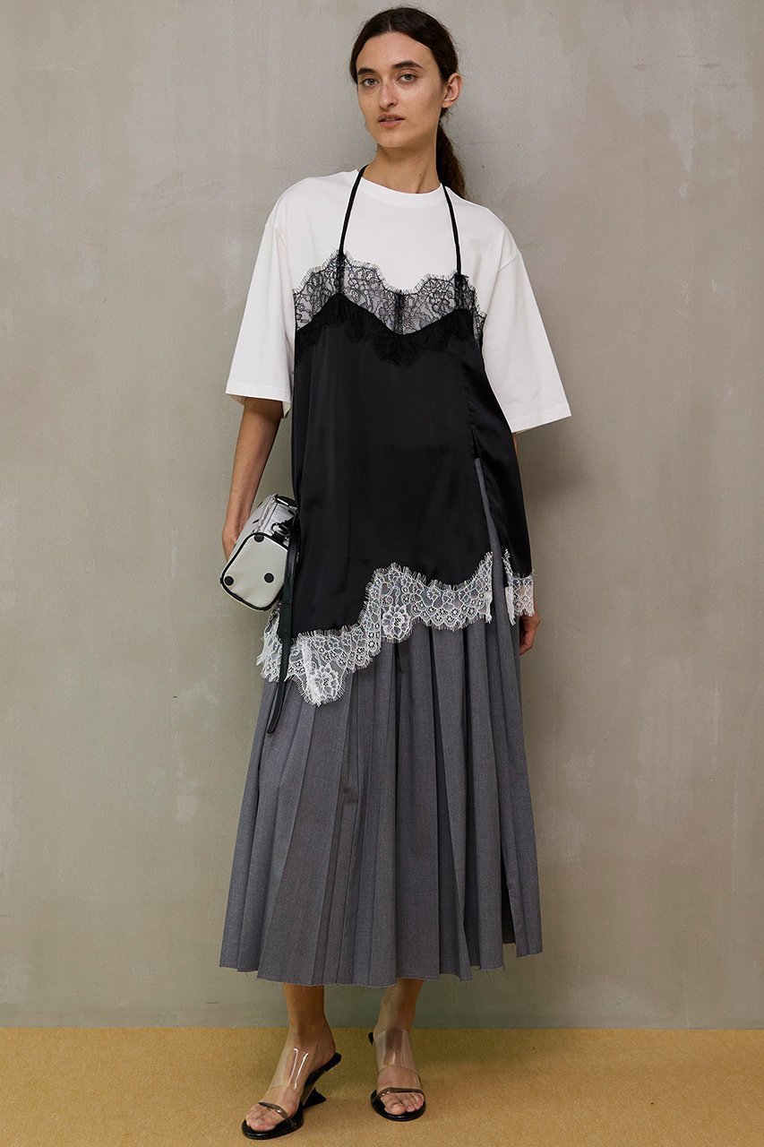 【メゾンスペシャル/MAISON SPECIAL】のLace Docking Layered TEE/レースドッキングレイヤードTEE 人気、トレンドファッション・服の通販 founy(ファニー) ファッション Fashion レディースファッション Fashion for Women トップス・カットソー Cut & Sew Tops シャツ・ブラウス・オフィスカジュアル Elegant Blouses & Button-Ups ロングTシャツ・Tシャツ Longline T-Shirts & Tees カットソー・ベーシックTシャツ Cut-and-Sewn Tops / Stretch Tees & Basics スリーブ Sleeve, Long Sleeve / Short Sleeve デニム Denim, Jeans Material ドッキング Docking, Mixed Material フェミニン Feminine, Girly ミックス Mix, Mixed Style ランジェリー Lingerie, Intimate Wear レース Lace, Lace Fabric ロング Long, Long-Length 再入荷 Restock / Back in Stock other-7|ID: prp329100004851910 ipo3291000000036234631