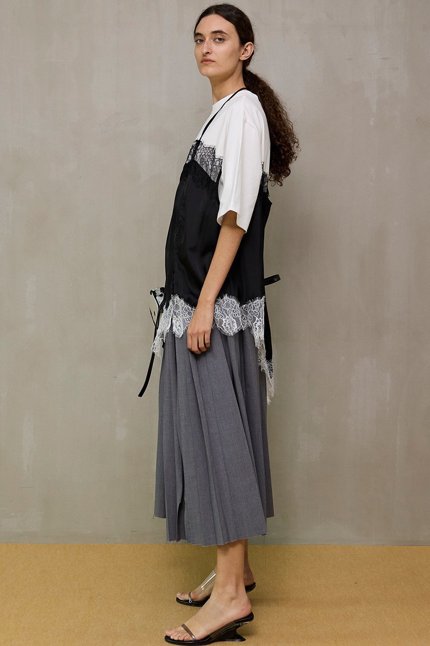 【メゾンスペシャル/MAISON SPECIAL】のLace Docking Layered TEE/レースドッキングレイヤードTEE 人気、トレンドファッション・服の通販 founy(ファニー) ファッション Fashion レディースファッション Fashion for Women トップス・カットソー Cut & Sew Tops シャツ・ブラウス・オフィスカジュアル Elegant Blouses & Button-Ups ロングTシャツ・Tシャツ Longline T-Shirts & Tees カットソー・ベーシックTシャツ Cut-and-Sewn Tops / Stretch Tees & Basics スリーブ Sleeve, Long Sleeve / Short Sleeve デニム Denim, Jeans Material ドッキング Docking, Mixed Material フェミニン Feminine, Girly ミックス Mix, Mixed Style ランジェリー Lingerie, Intimate Wear レース Lace, Lace Fabric ロング Long, Long-Length 再入荷 Restock / Back in Stock other-8|ID: prp329100004851910 ipo3291000000036234632