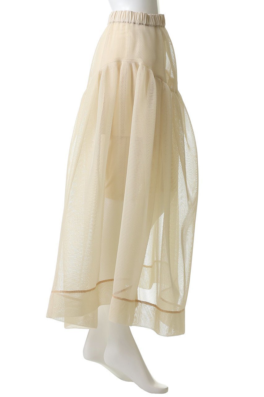 【メゾンスペシャル/MAISON SPECIAL】のSponge Mesh Flare Skirt/スポンジメッシュフレアスカート 人気、トレンドファッション・服の通販 founy(ファニー) 　ファッション　Fashion　レディースファッション　Fashion for Women　スカート　Skirts　Aライン・フレアスカート　A-Line & Flared Skirts　ロングスカート　Long Skirts / Maxi & Midi Skirts　メッシュ　Mesh, Net Fabric　ロング　Long, Long-Length　再入荷　Restock / Back in Stock　other-5|ID: prp329100004851915 ipo3291000000036408575