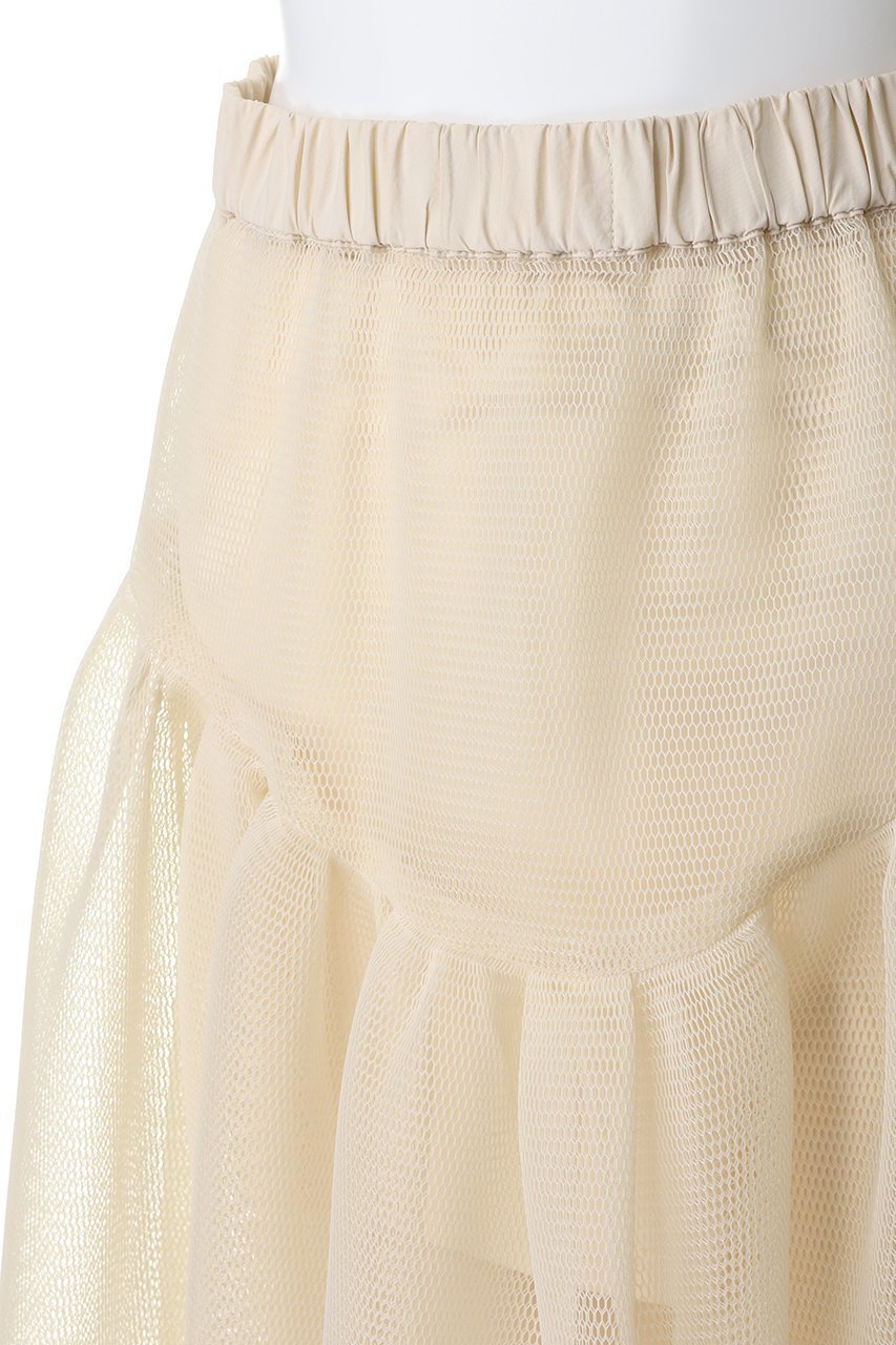 【メゾンスペシャル/MAISON SPECIAL】のSponge Mesh Flare Skirt/スポンジメッシュフレアスカート 人気、トレンドファッション・服の通販 founy(ファニー) 　ファッション　Fashion　レディースファッション　Fashion for Women　スカート　Skirts　Aライン・フレアスカート　A-Line & Flared Skirts　ロングスカート　Long Skirts / Maxi & Midi Skirts　メッシュ　Mesh, Net Fabric　ロング　Long, Long-Length　再入荷　Restock / Back in Stock　other-7|ID: prp329100004851915 ipo3291000000036408577