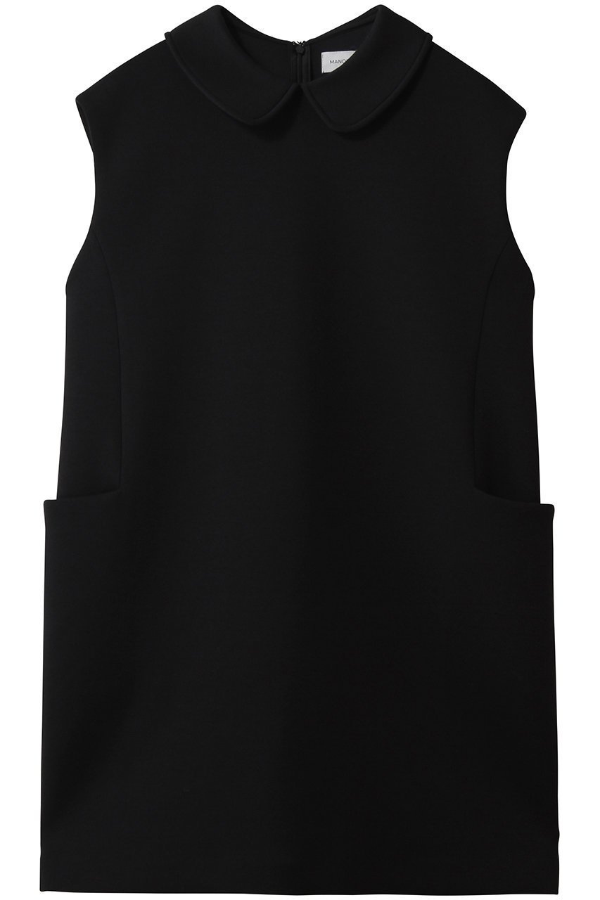 【マノフ/MANOF】のROUND COLLAR POCKET ONE PIECEワンピース インテリア・キッズ・メンズ・レディースファッション・服の通販 founy(ファニー) 　ファッション　Fashion　レディースファッション　Fashion for Women　ワンピース　Dresses　チュニック　Tunic Tops & Dresses　2026年　2026　インナー　Innerwear　チュニック　Tunic, Long Top　フェミニン　Feminine, Girly　ボックス　Boxy, Box Shape　ラウンド　Round, Round Neck　エレガント 上品　Elegant　夏　Summer　春　Spring　S/S・春夏　SS, Spring/Summer, Warm Season　BLACK|ID: prp329100004851920 ipo3291000000035610229