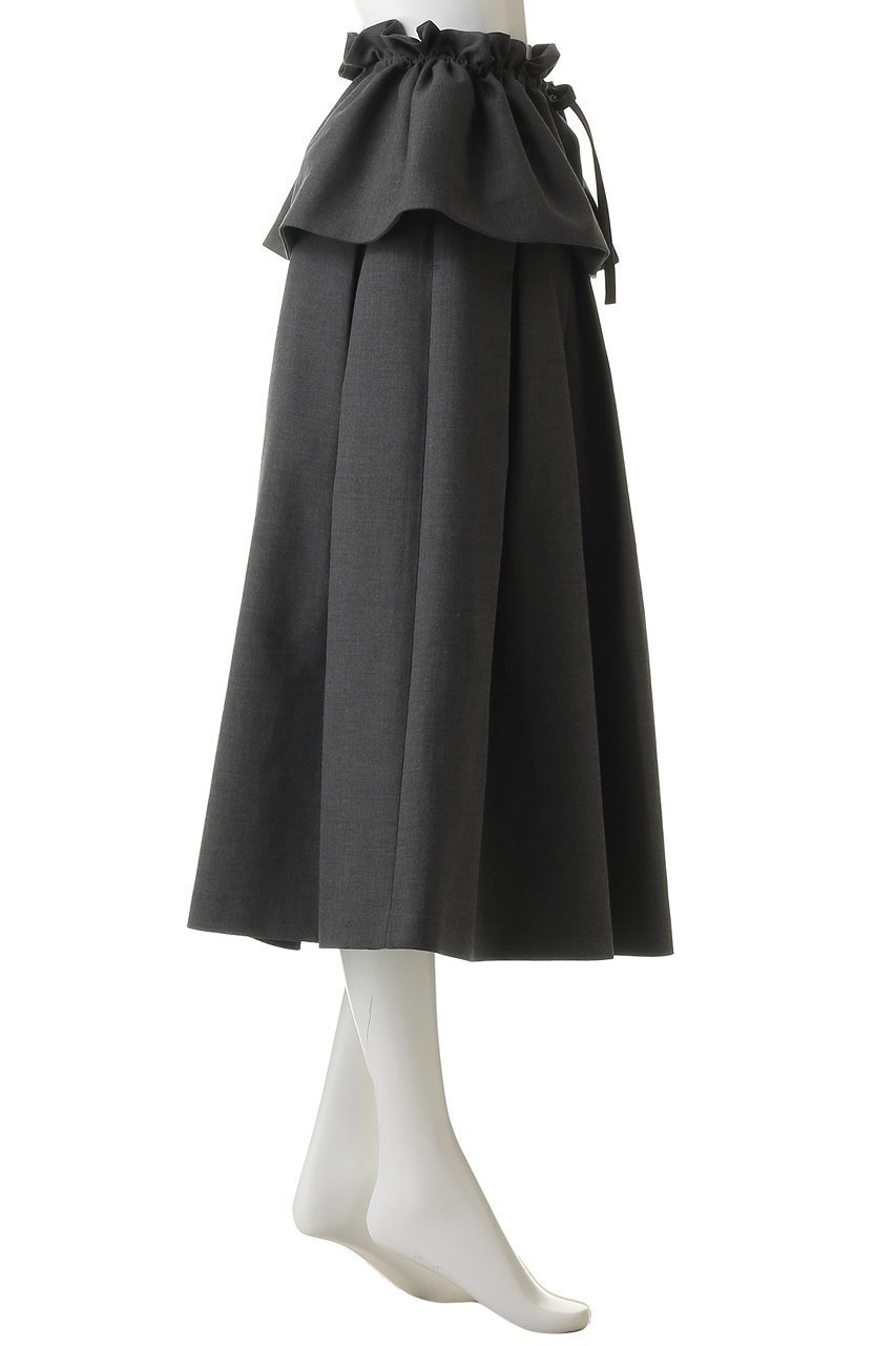 【マノフ/MANOF】のRUFFLE BELT FLARE SKIRTボトムス 人気、トレンドファッション・服の通販 founy(ファニー) 　ファッション　Fashion　レディースファッション　Fashion for Women　スカート　Skirts　パンツ　Pants & Trousers　2026年　2026　パーティ　Party, Party Style　フレア　Flare, Flared　ラッフル　Ruffle, Frill　夏　Summer　春　Spring　S/S・春夏　SS, Spring/Summer, Warm Season　other-3|ID: prp329100004851921 ipo3291000000035610238