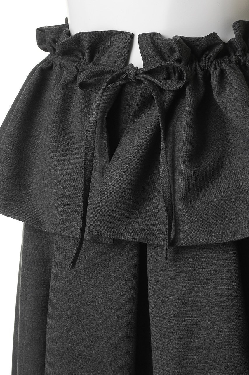 【マノフ/MANOF】のRUFFLE BELT FLARE SKIRTボトムス 人気、トレンドファッション・服の通販 founy(ファニー) 　ファッション　Fashion　レディースファッション　Fashion for Women　スカート　Skirts　パンツ　Pants & Trousers　2026年　2026　パーティ　Party, Party Style　フレア　Flare, Flared　ラッフル　Ruffle, Frill　夏　Summer　春　Spring　S/S・春夏　SS, Spring/Summer, Warm Season　other-5|ID: prp329100004851921 ipo3291000000035610240