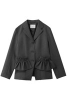 【マノフ/MANOF】のRUFFLE POCKET JACKETアウター 人気、トレンドファッション・服の通販 founy(ファニー) ファッション Fashion レディースファッション Fashion for Women アウター Coat / Outerwear Collection レディースジャケット・軽アウター Jackets 2026年 2026 エレガント 上品 Elegant シェイプ Shape, Slim Fit ジャケット Jacket, Outerwear スラックス Slacks, Dress Pants ダウン Down, Puffer デニム Denim, Jeans Material ポケット Pocket, Pocket Detail ラッフル Ruffle, Frill 夏 Summer 春 Spring S/S・春夏 SS, Spring/Summer, Warm Season |ID:prp329100004851922