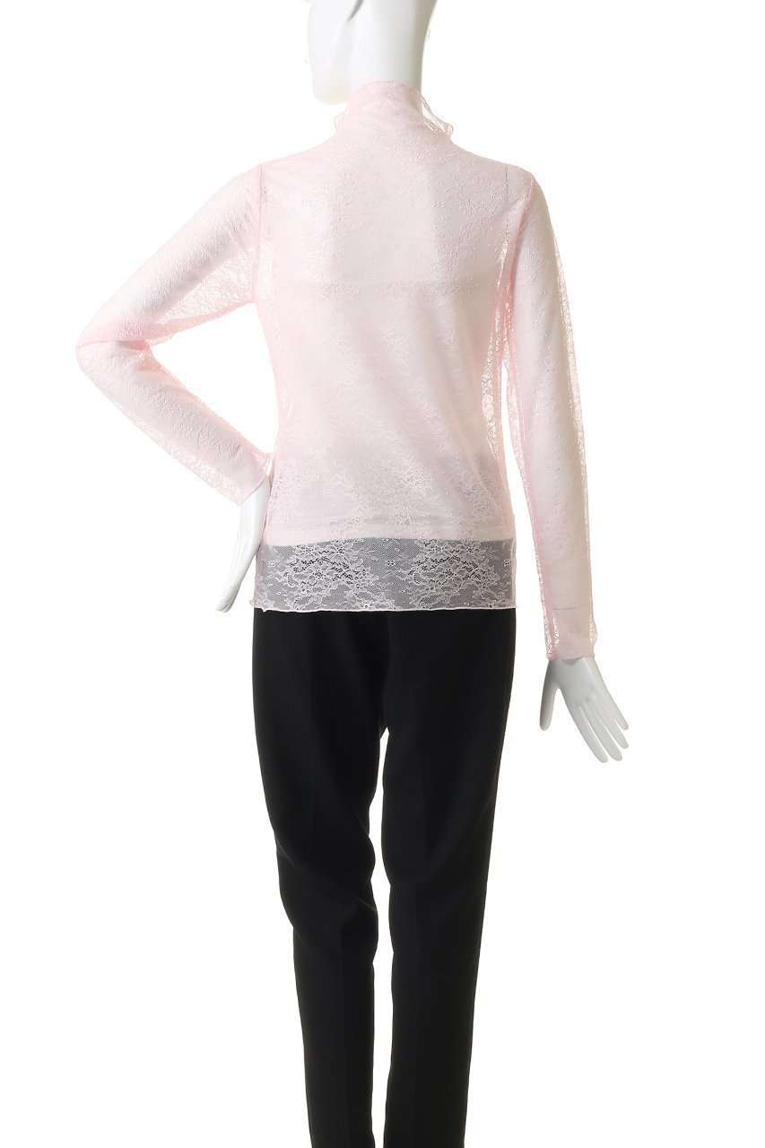 【ルール ロジェット/leur logette】のストレッチレースハイネックトップス 人気、トレンドファッション・服の通販 founy(ファニー) 　ファッション　Fashion　レディースファッション　Fashion for Women　トップス・カットソー　Cut & Sew Tops　シャツ・ブラウス・オフィスカジュアル　Elegant Blouses & Button-Ups　ロングTシャツ・Tシャツ　Longline T-Shirts & Tees　カットソー・ベーシックTシャツ　Cut-and-Sewn Tops / Stretch Tees & Basics　2026年　2026　インナー　Innerwear　シンプル　Simple, Minimal　ストレッチ　Stretch, Stretchy Fabric　スリーブ　Sleeve, Long Sleeve / Short Sleeve　ハイネック　High Neck, Mock Neck　フィット　Fit, Slim Fit　フランス　France, French　レース　Lace, Lace Fabric　ロング　Long, Long-Length　夏　Summer　春　Spring　S/S・春夏　SS, Spring/Summer, Warm Season　other-4|ID: prp329100004851923 ipo3291000000035610255