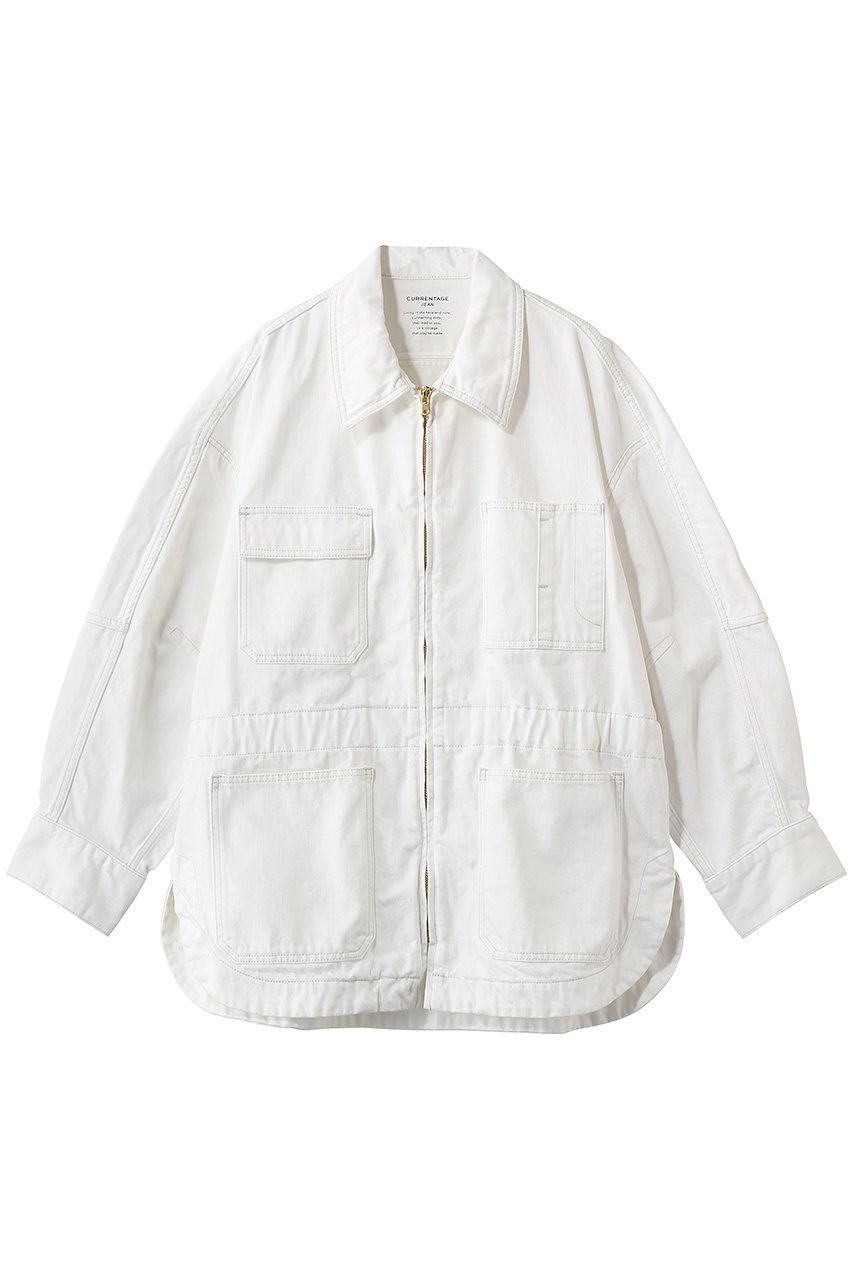 【マルティニーク/martinique】の【CURRENTAGE】デニムカバーオール インテリア・キッズ・メンズ・レディースファッション・服の通販 founy(ファニー) 　ファッション　Fashion　レディースファッション　Fashion for Women　アウター　Coat / Outerwear Collection　レディースジャケット・軽アウター　Jackets　ジャケット　Jacket, Outerwear　デニム　Denim, Jeans Material　ポケット　Pocket, Pocket Detail　モダン　Modern, Contemporary　ワイド　Wide, Wide Fit　ワーク　Workwear, Utility Style　新作・新入荷　New Arrivals / New In　ホワイト|ID: prp329100004851932 ipo3291000000035610323