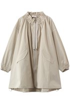 【マリリンムーン/MARILYN MOON】のシャーリングギャザーエンブロイダリーミディブルゾン 人気、トレンドファッション・服の通販 founy(ファニー) ファッション Fashion レディースファッション Fashion for Women アウター Coat / Outerwear Collection レディースジャケット・軽アウター Jackets ブルゾンジャケット・スポーティアウター Blouson Jackets 2026年 2026 エレガント 上品 Elegant ギャザー Gathered, Ruffled シャーリング Shirring, Ruched ジャケット Jacket, Outerwear バランス Balance, Style Balance フラップ Flap, Flap Pocket ブルゾン Blouson, Bomber Jacket ポケット Pocket, Pocket Detail ミドル Middle Length, Mid Height 夏 Summer 春 Spring S/S・春夏 SS, Spring/Summer, Warm Season thumbnail エクリュ|ID: prp329100004851936 ipo3291000000035610349