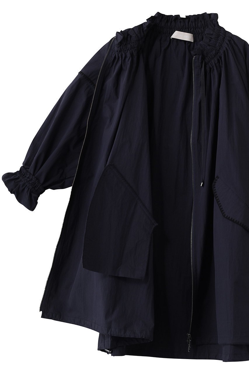 【マリリンムーン/MARILYN MOON】のシャーリングギャザーエンブロイダリーミディブルゾン 人気、トレンドファッション・服の通販 founy(ファニー) 　ファッション　Fashion　レディースファッション　Fashion for Women　アウター　Coat / Outerwear Collection　レディースジャケット・軽アウター　Jackets　ブルゾンジャケット・スポーティアウター　Blouson Jackets　2026年　2026　エレガント 上品　Elegant　ギャザー　Gathered, Ruffled　シャーリング　Shirring, Ruched　ジャケット　Jacket, Outerwear　バランス　Balance, Style Balance　フラップ　Flap, Flap Pocket　ブルゾン　Blouson, Bomber Jacket　ポケット　Pocket, Pocket Detail　ミドル　Middle Length, Mid Height　夏　Summer　春　Spring　S/S・春夏　SS, Spring/Summer, Warm Season　other-7|ID: prp329100004851936 ipo3291000000035610355