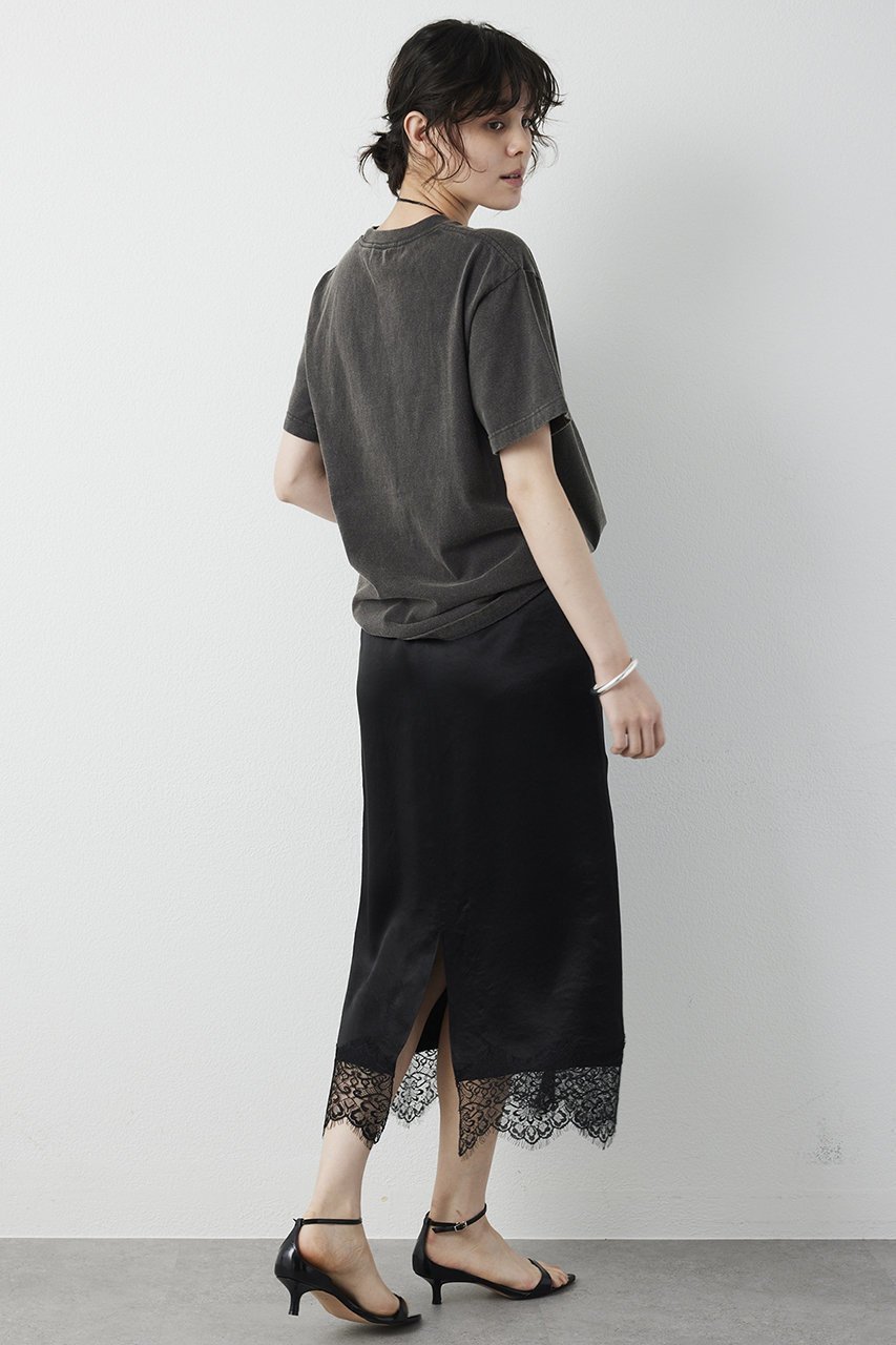 【ウィムガゼット/Whim Gazette】のサテンレーススカート 人気、トレンドファッション・服の通販 founy(ファニー) 　ファッション　Fashion　レディースファッション　Fashion for Women　スカート　Skirts　ロングスカート　Long Skirts / Maxi & Midi Skirts　2026年　2026　おすすめ　Recommended / Our Picks　エレガント 上品　Elegant　カットソー　Cut and Sewn Top　サテン　Satin, Glossy Fabric　スリット　Slit, Slit Detail　デニム　Denim, Jeans Material　レース　Lace, Lace Fabric　ロング　Long, Long-Length　夏　Summer　春　Spring　S/S・春夏　SS, Spring/Summer, Warm Season　other-4|ID: prp329100004851940 ipo3291000000035610399