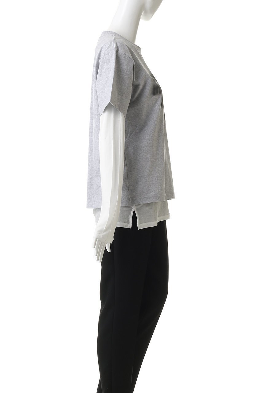 【メゾンスペシャル/MAISON SPECIAL】のOpen Heart Layered T-Shirt/オープンハートレイヤードTシャツ 人気、トレンドファッション・服の通販 founy(ファニー) 　ファッション　Fashion　レディースファッション　Fashion for Women　トップス・カットソー　Cut & Sew Tops　シャツ・ブラウス・オフィスカジュアル　Elegant Blouses & Button-Ups　ロングTシャツ・Tシャツ　Longline T-Shirts & Tees　カットソー・ベーシックTシャツ　Cut-and-Sewn Tops / Stretch Tees & Basics　2026年　2026　シアー　Sheer, See-Through　スリーブ　Sleeve, Long Sleeve / Short Sleeve　ロング　Long, Long-Length　夏　Summer　春　Spring　S/S・春夏　SS, Spring/Summer, Warm Season　長袖　Long Sleeve, Full Sleeve　other-3|ID: prp329100004851945 ipo3291000000035610443