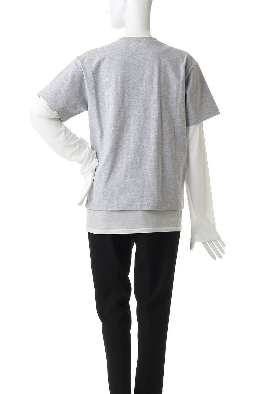 【メゾンスペシャル/MAISON SPECIAL】のOpen Heart Layered T-Shirt/オープンハートレイヤードTシャツ 人気、トレンドファッション・服の通販 founy(ファニー) 　ファッション　Fashion　レディースファッション　Fashion for Women　トップス・カットソー　Cut & Sew Tops　シャツ・ブラウス・オフィスカジュアル　Elegant Blouses & Button-Ups　ロングTシャツ・Tシャツ　Longline T-Shirts & Tees　カットソー・ベーシックTシャツ　Cut-and-Sewn Tops / Stretch Tees & Basics　2026年　2026　シアー　Sheer, See-Through　スリーブ　Sleeve, Long Sleeve / Short Sleeve　ロング　Long, Long-Length　夏　Summer　春　Spring　S/S・春夏　SS, Spring/Summer, Warm Season　長袖　Long Sleeve, Full Sleeve　other-4|ID: prp329100004851945 ipo3291000000035610444